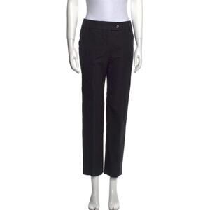 Vintage Yves Saint Laurent Rive Gauche Straight Leg Pants in Black, Size Small